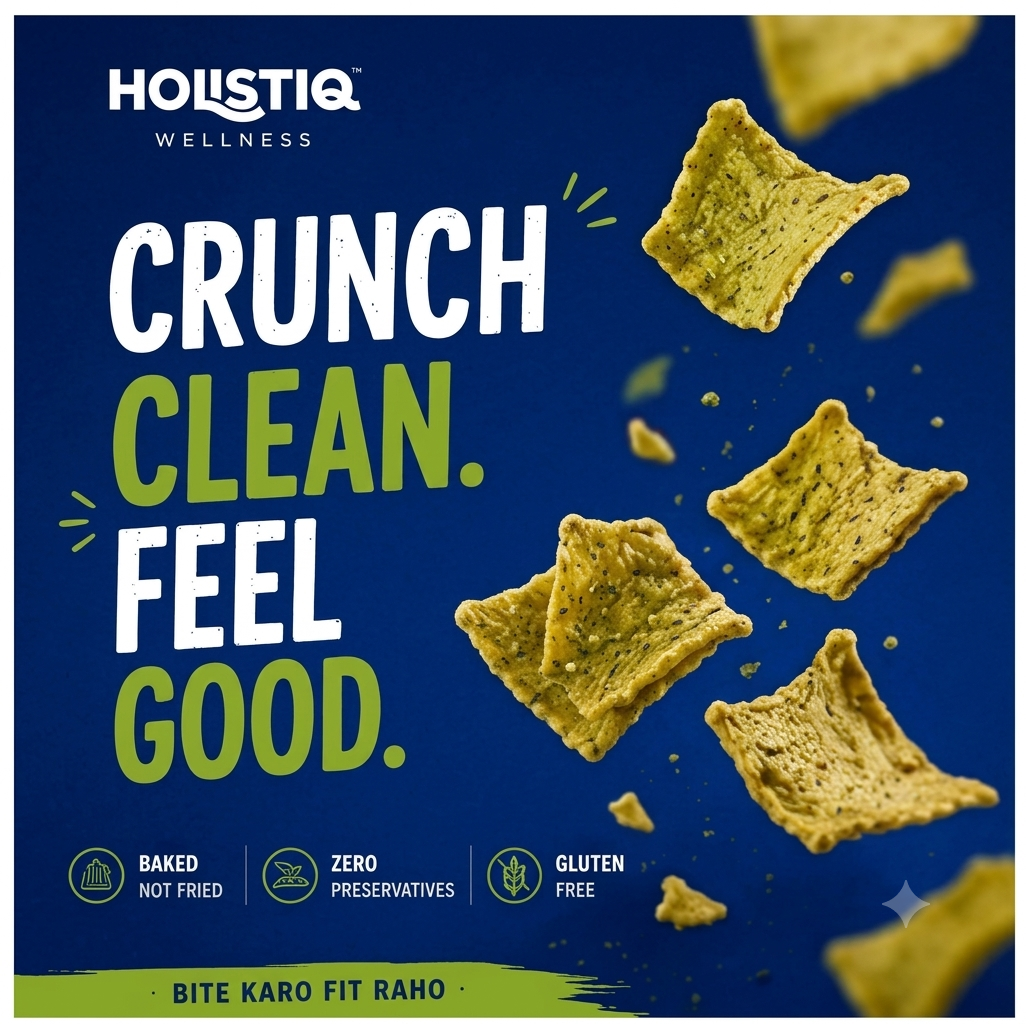 SLOW ROASTED BROCCOLI BASIL CHIPS (60 g)